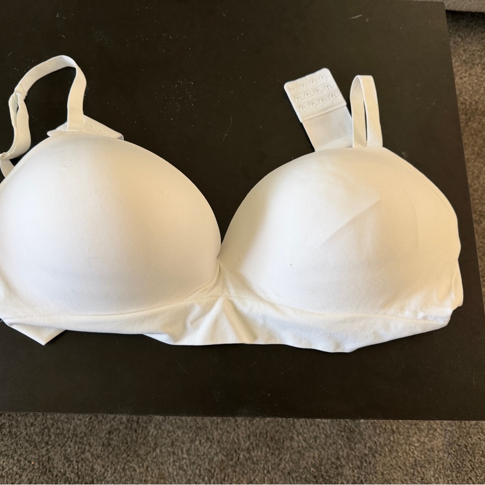 No Boundaries Classic White Bra